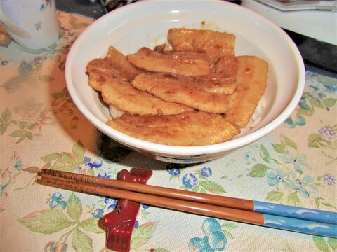 タレにつけても　お肉はカルビ～丼